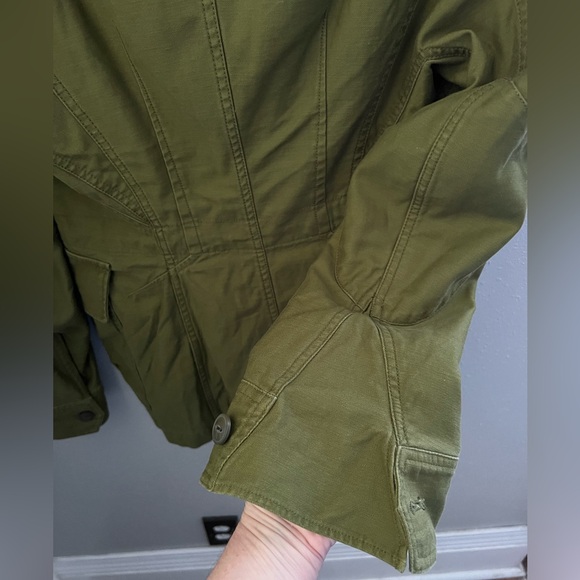 rag & bone Lorenz Cotton Army Green Military Jacket NWT Size XS - Picture 6 of 12